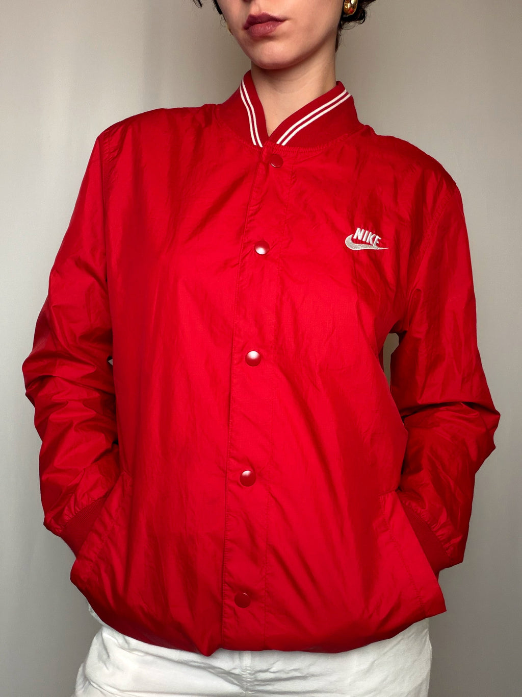 bomber Rouge Nike M vintage
