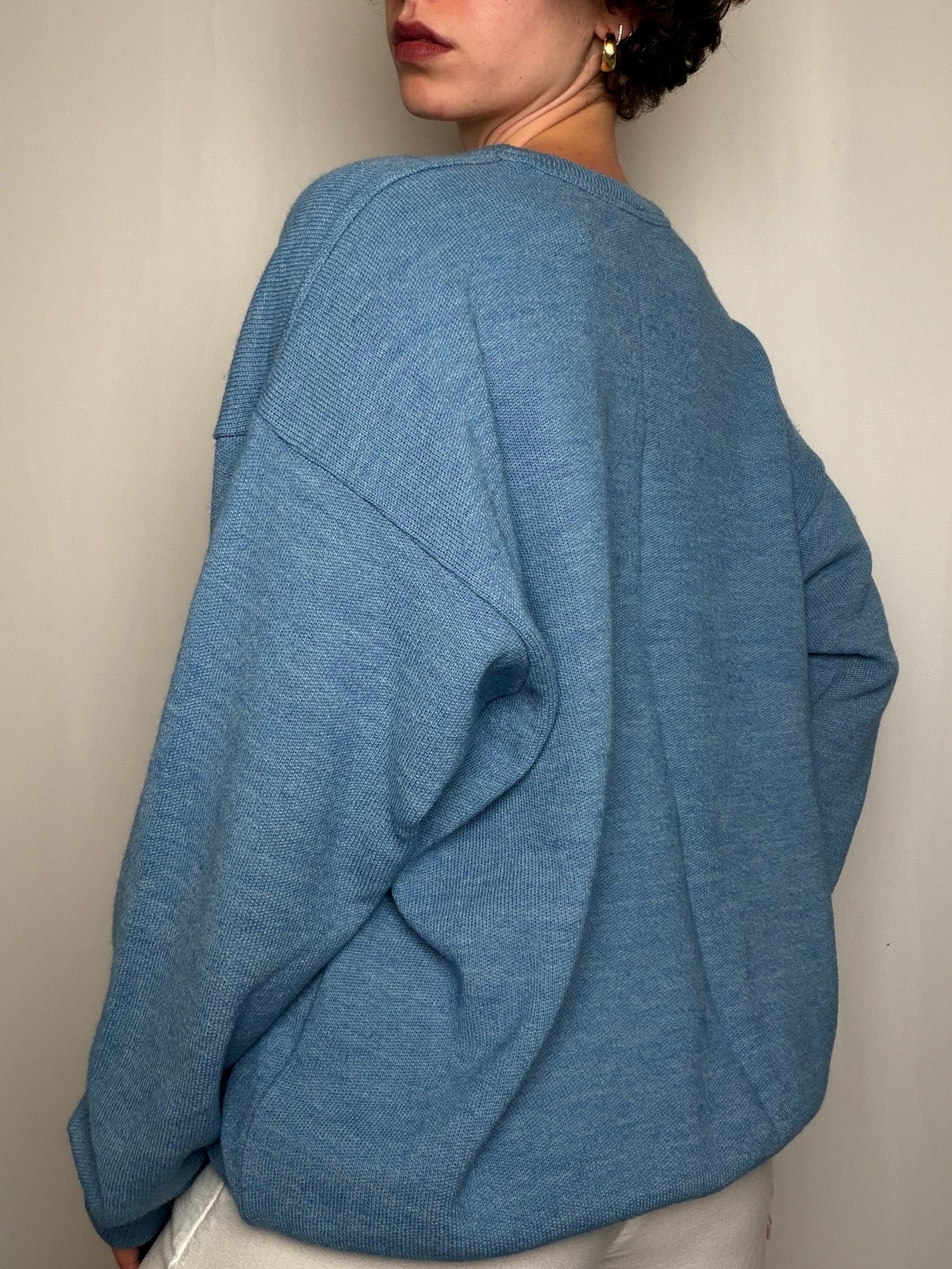 Pull Bleu Lacoste M vintage