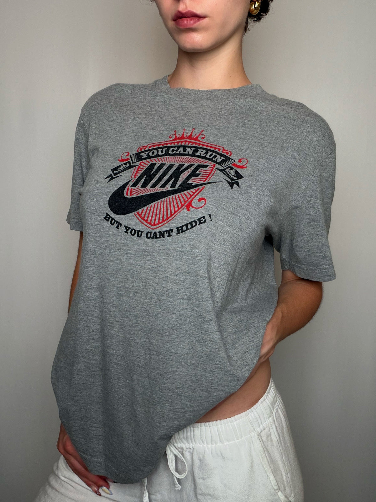 T-shirt Gray Nike M/L vintage