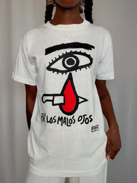 Tshirt imprimé blanc Cuba M/L vintage