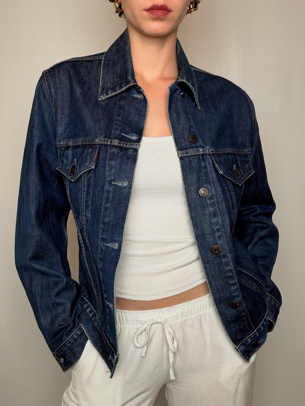 Veste en jean Blue Levi's M vintage