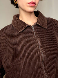 bomber brun L vintage