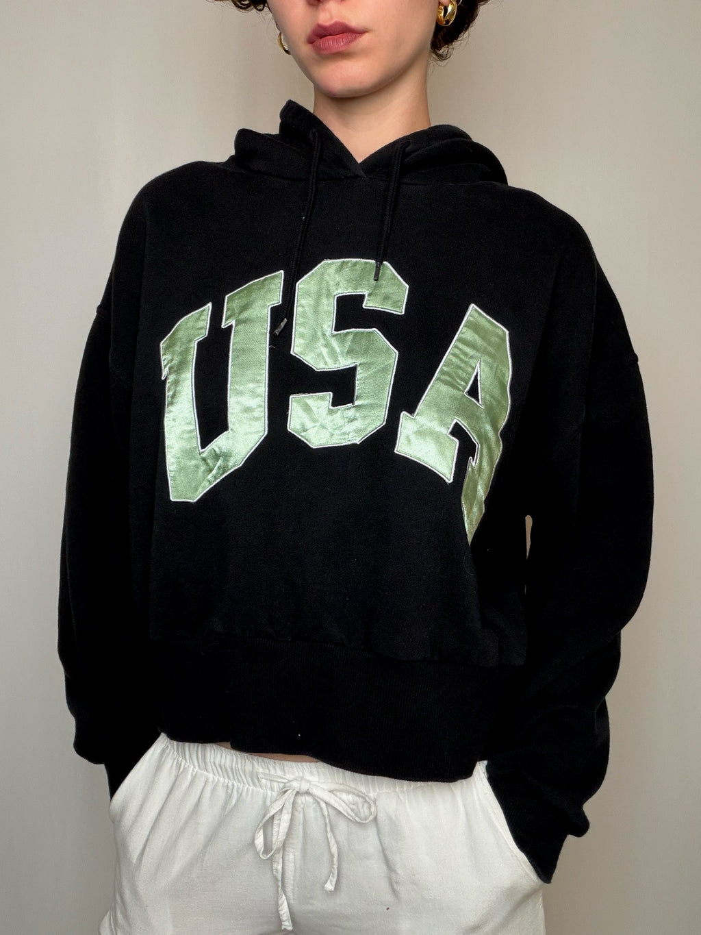 Hoodie noir M/L vintage