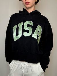 Hoodie noir M/L vintage