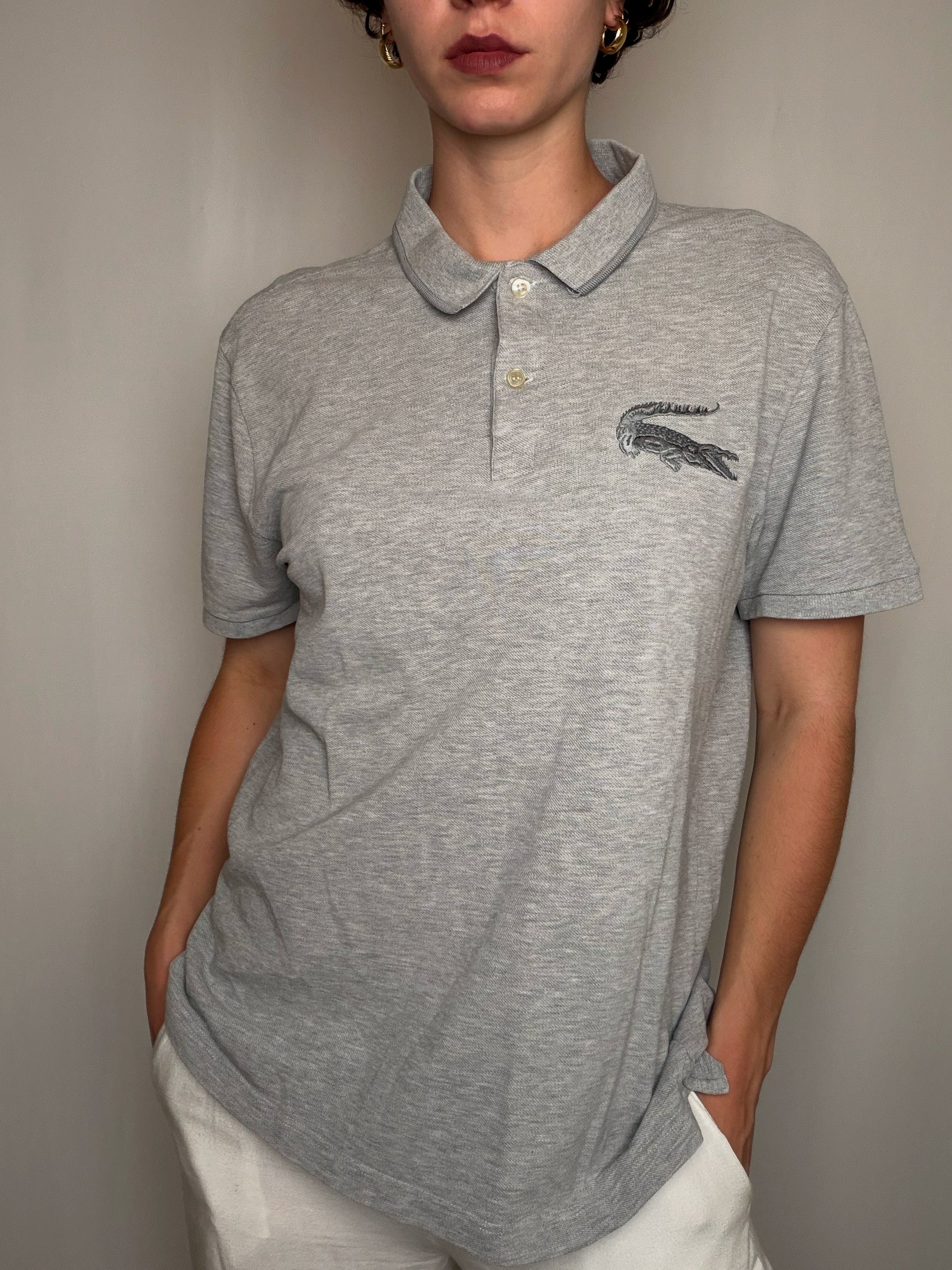 Polo Gris Lacoste XL vintage