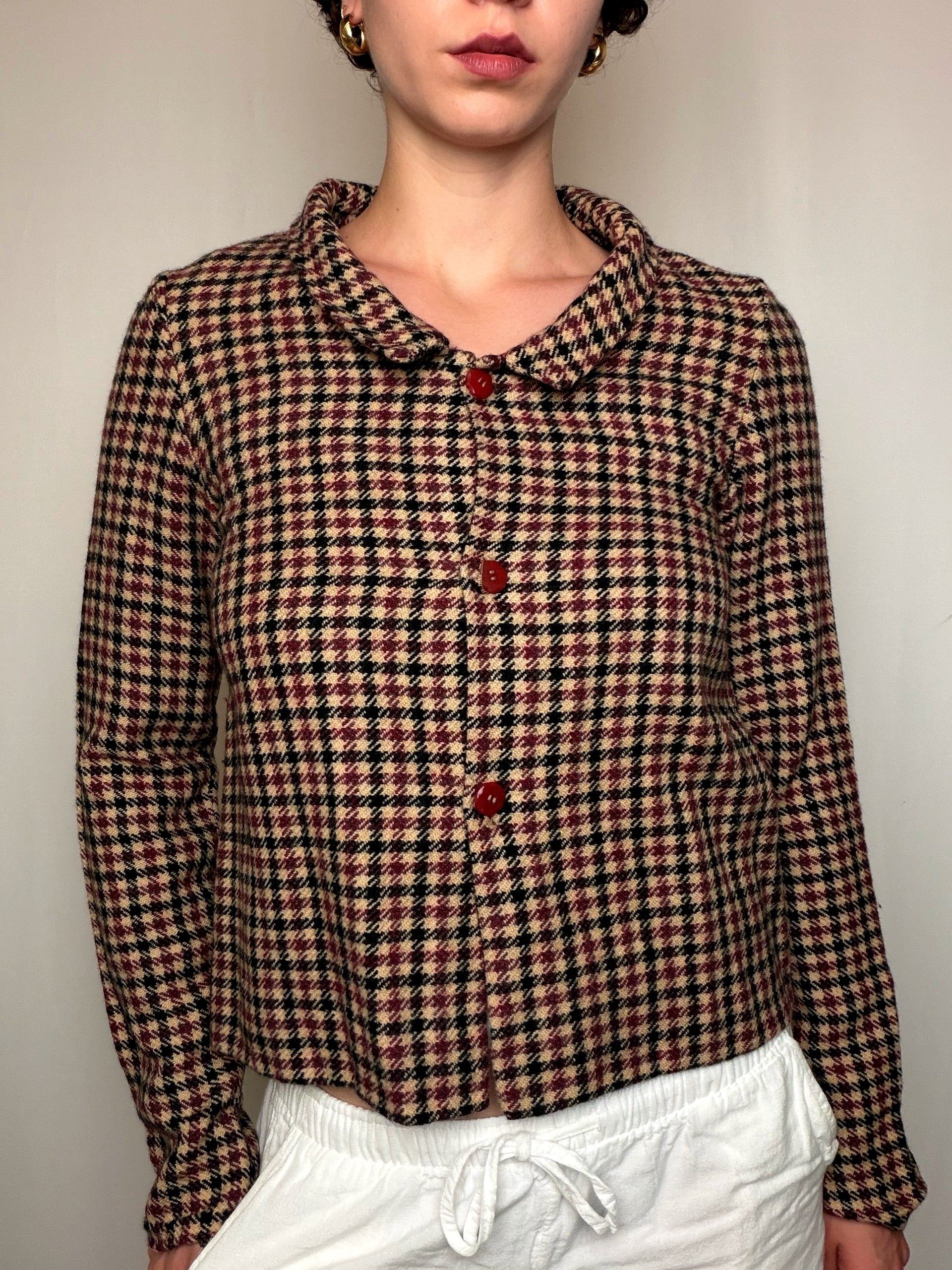 Blazer pied de poule XS vintage