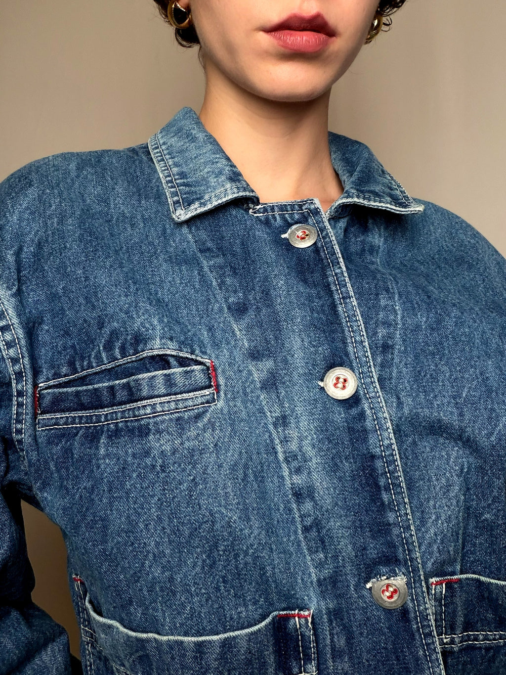 Jacket en denim bleu L vintage