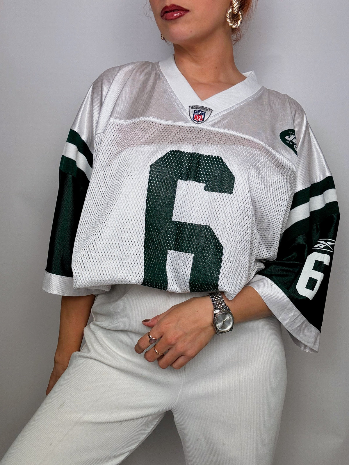 Weißes amerikanisches Vintage-Trikot