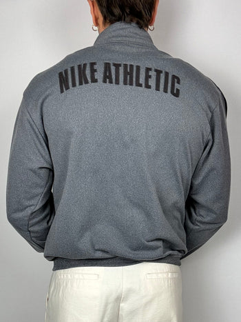 Pull à zip Nike gris et noir