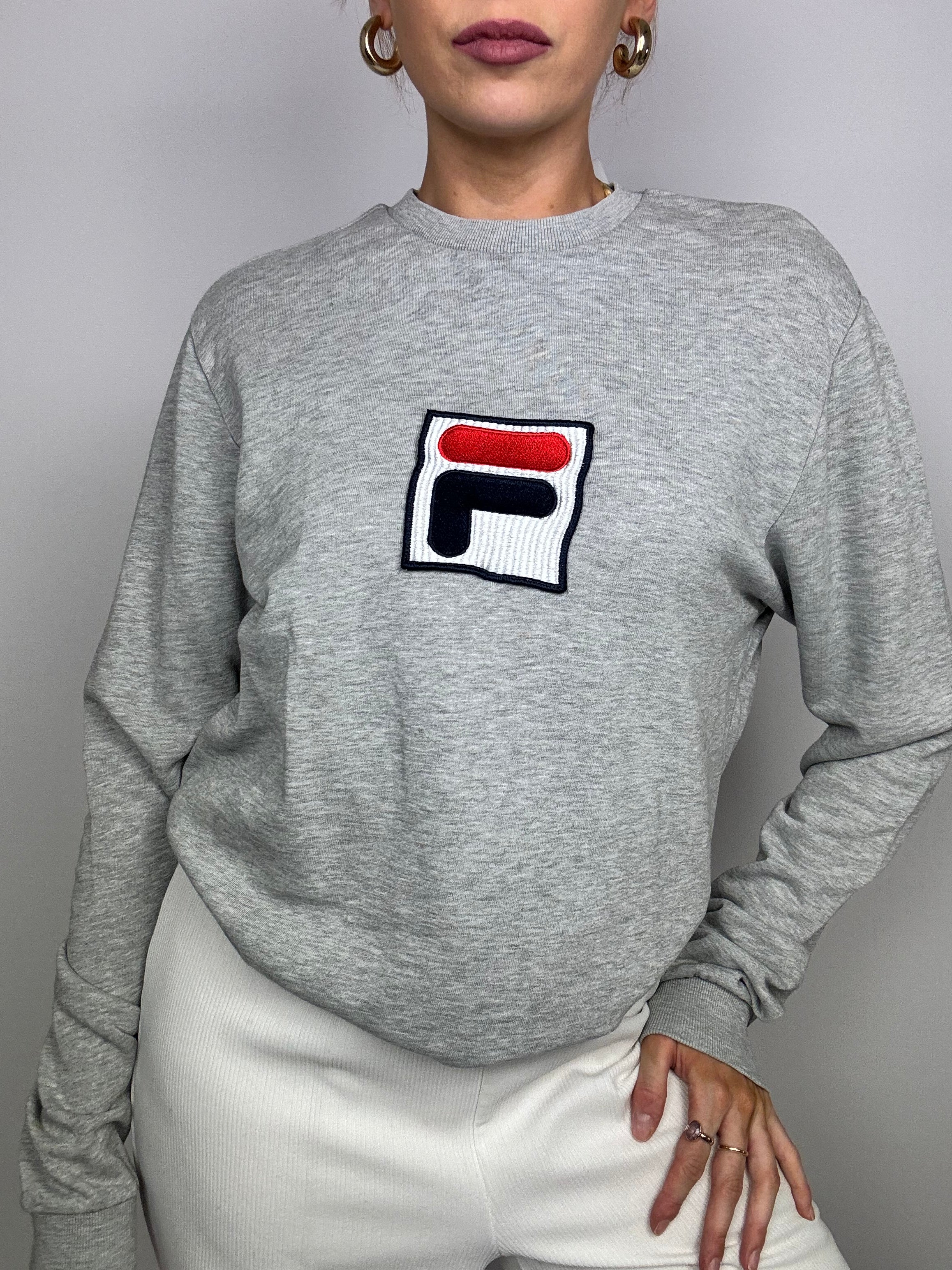 Fila pull gris best sale