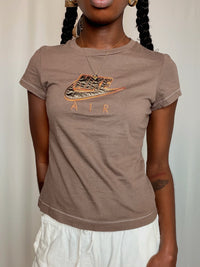 Tshirt brun Nike S vintage