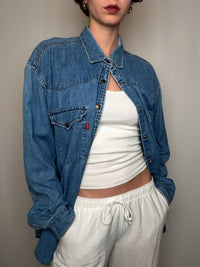 Chemise en jean bleu Levi's XL vintage