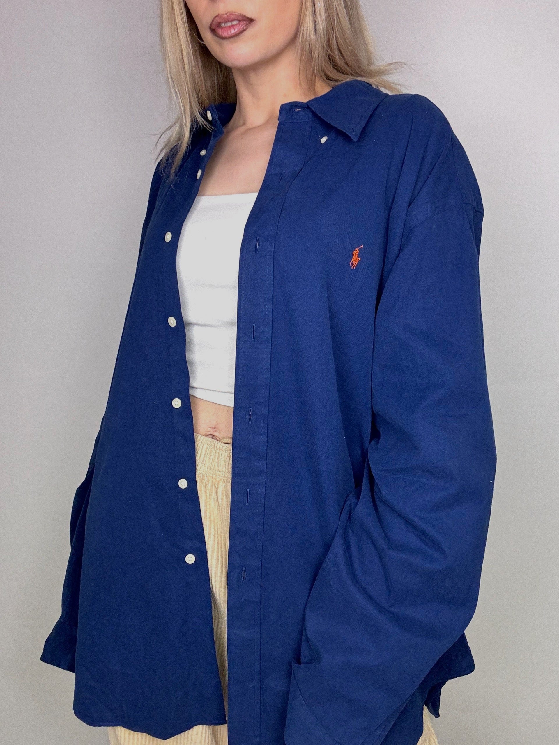 RALPH LAUREN XXL Vintage Blue Shirt