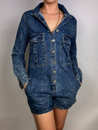 Jumpsuit longues manches en denim