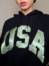 Hoodie noir M/L vintage