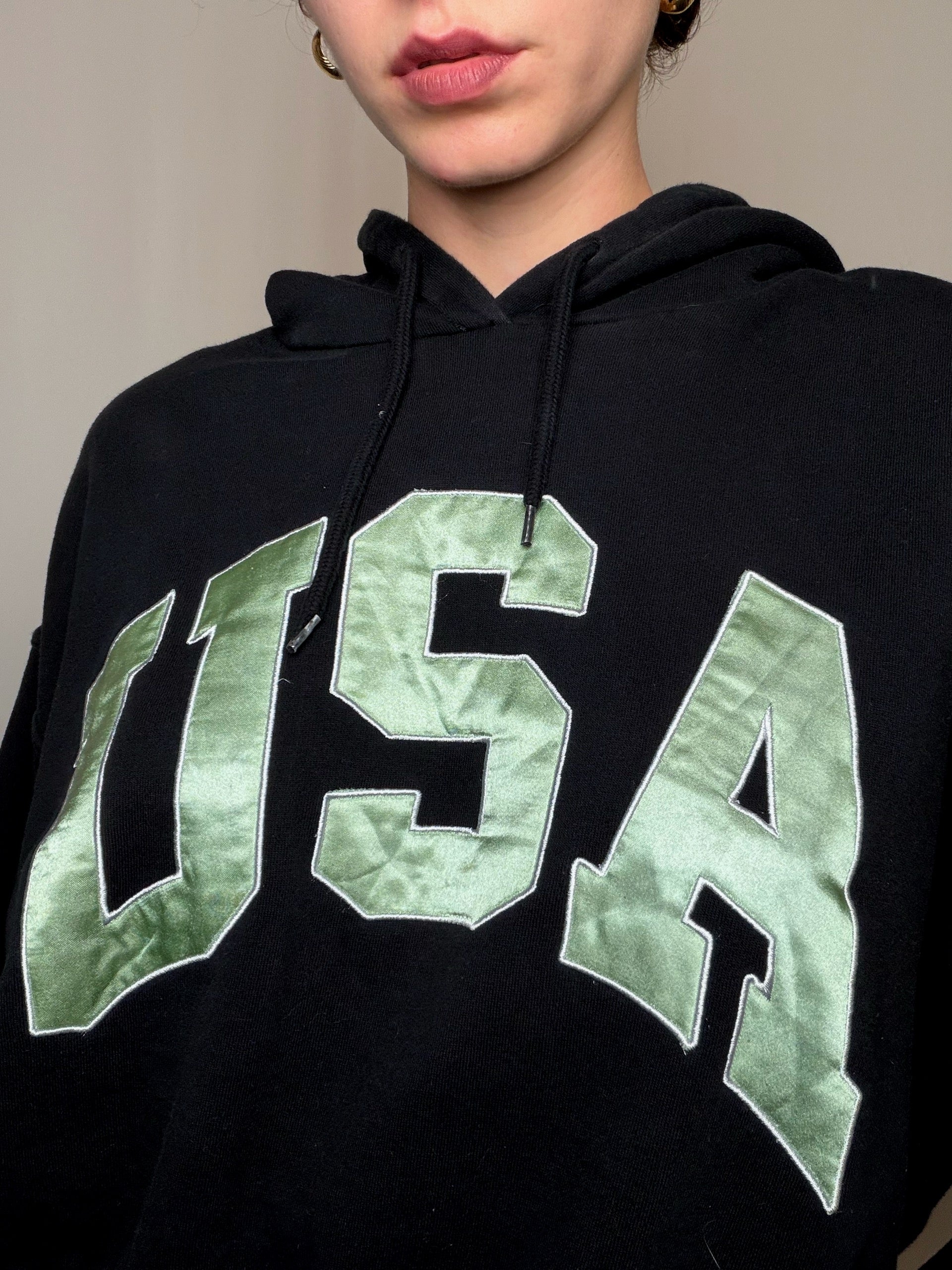 Hoodie noir M/L vintage