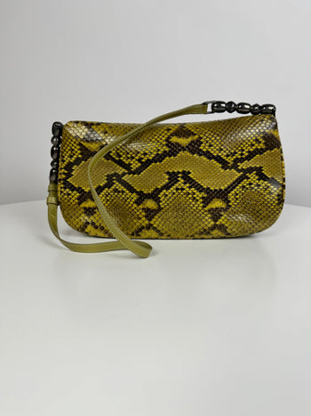 Sac Dior Malice Python Vert