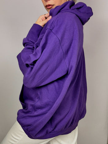 Pull à capuche Lakers violet et jaune