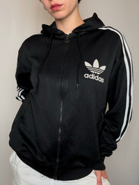 Jacket de sport Black Adidas L vintage
