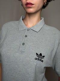 Polo Gris Adidas M vintage