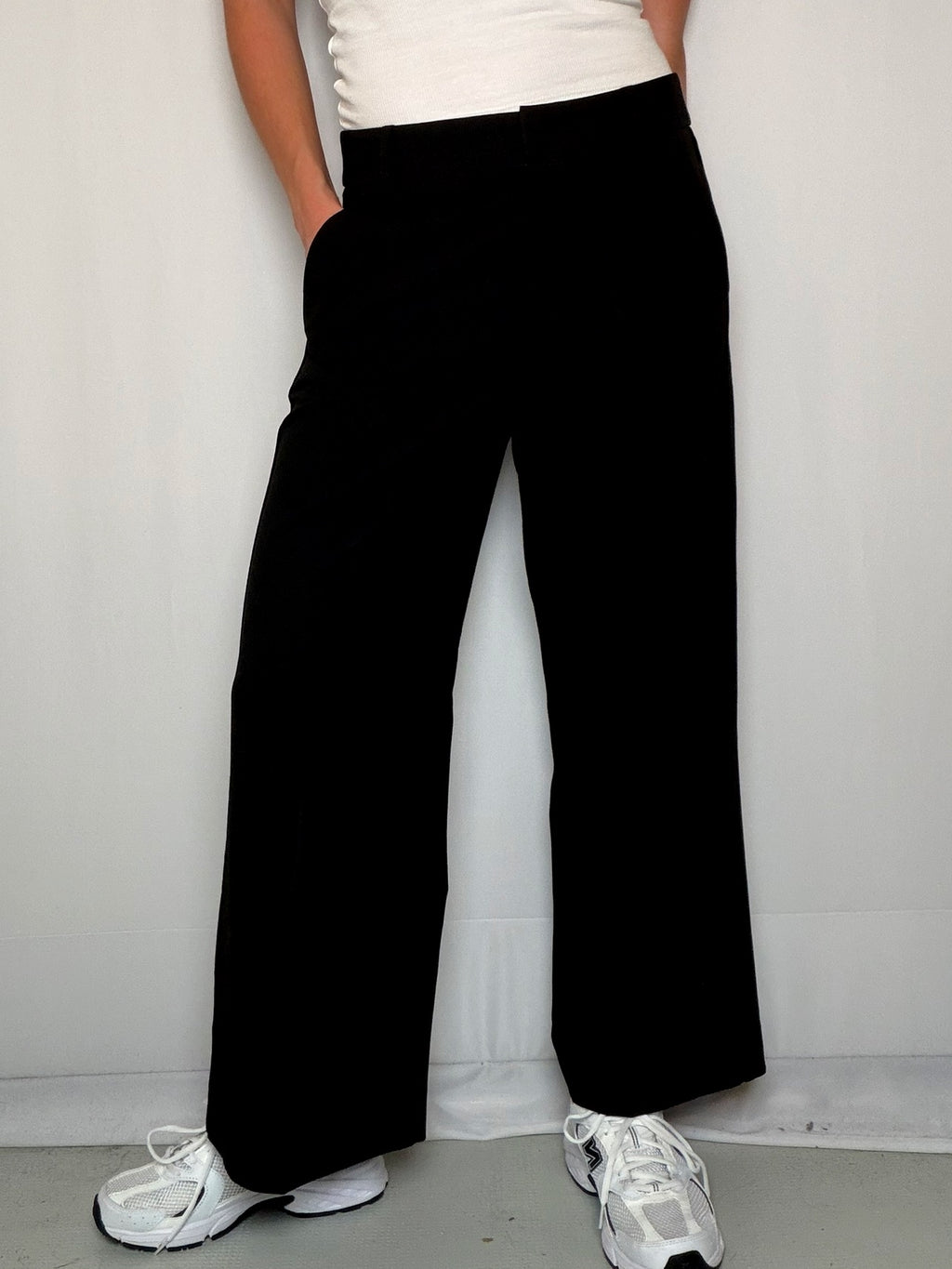 Pantalon court6 Noir M vintage