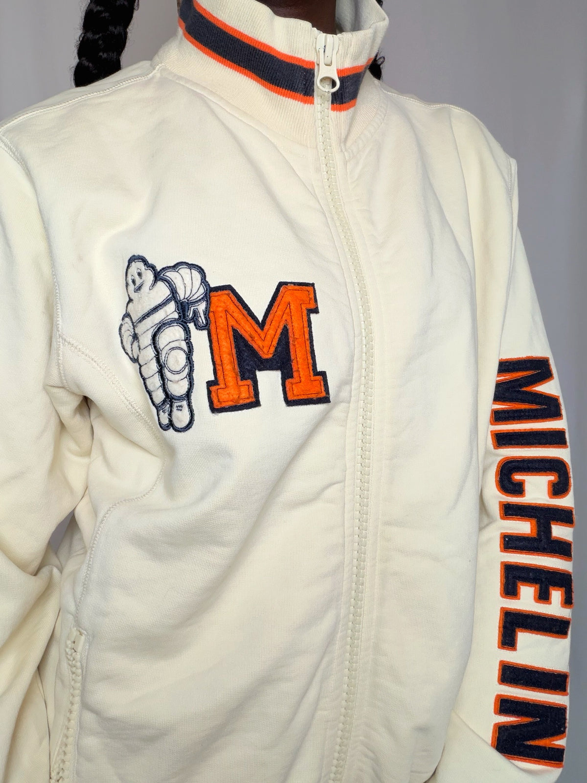 Jacket de sport beige Michelin L vintage