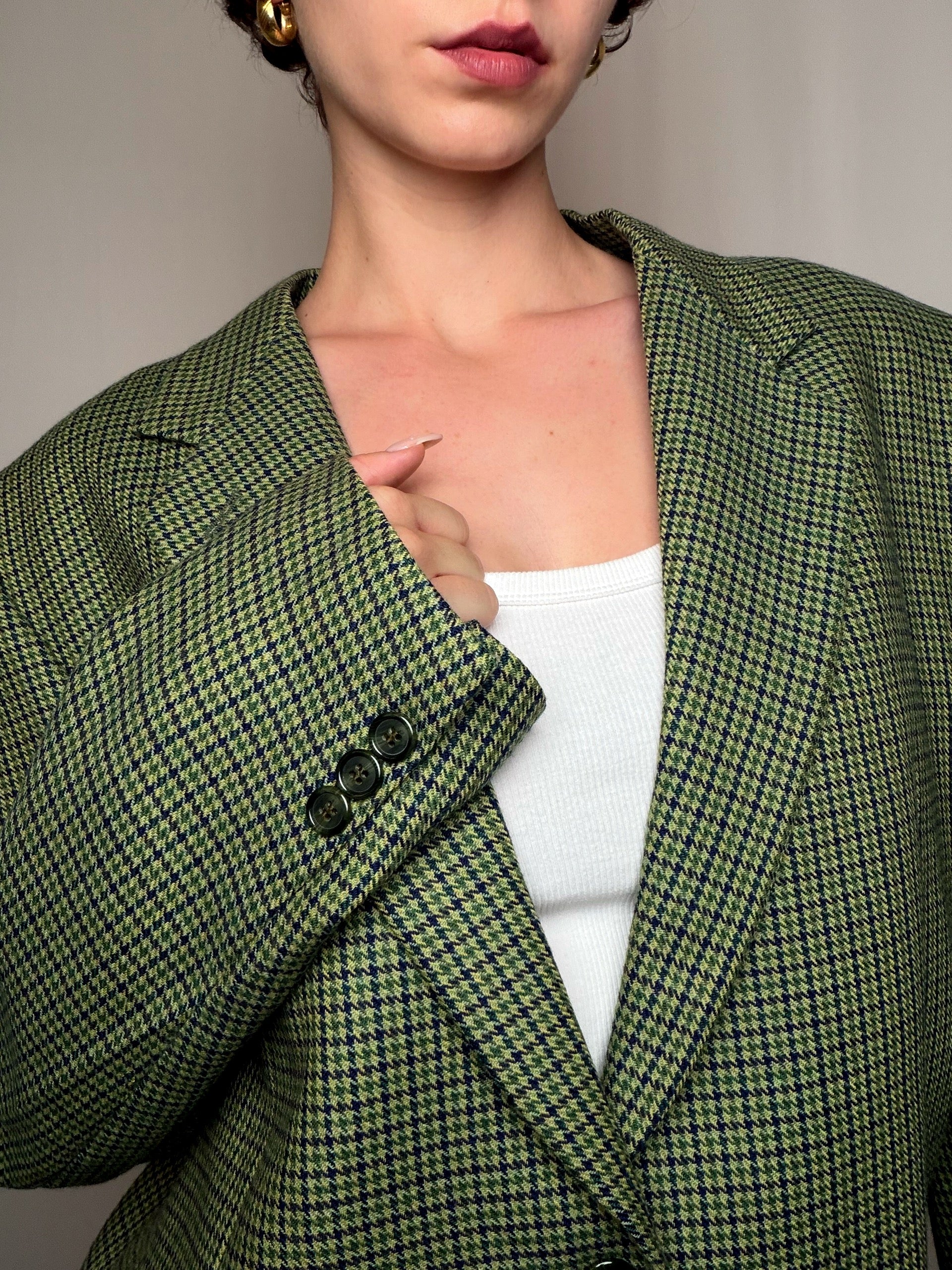Blazer pied de poule XL vintage