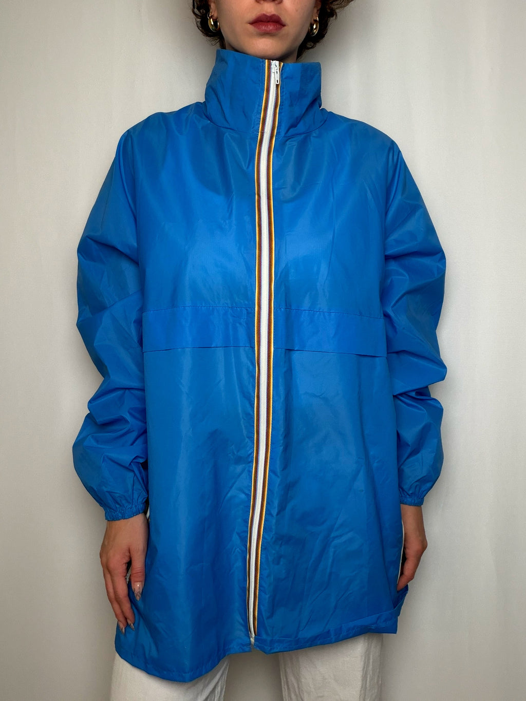imperméable bleu XL vintage
