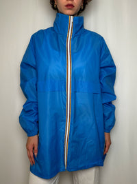 imperméable bleu XL vintage