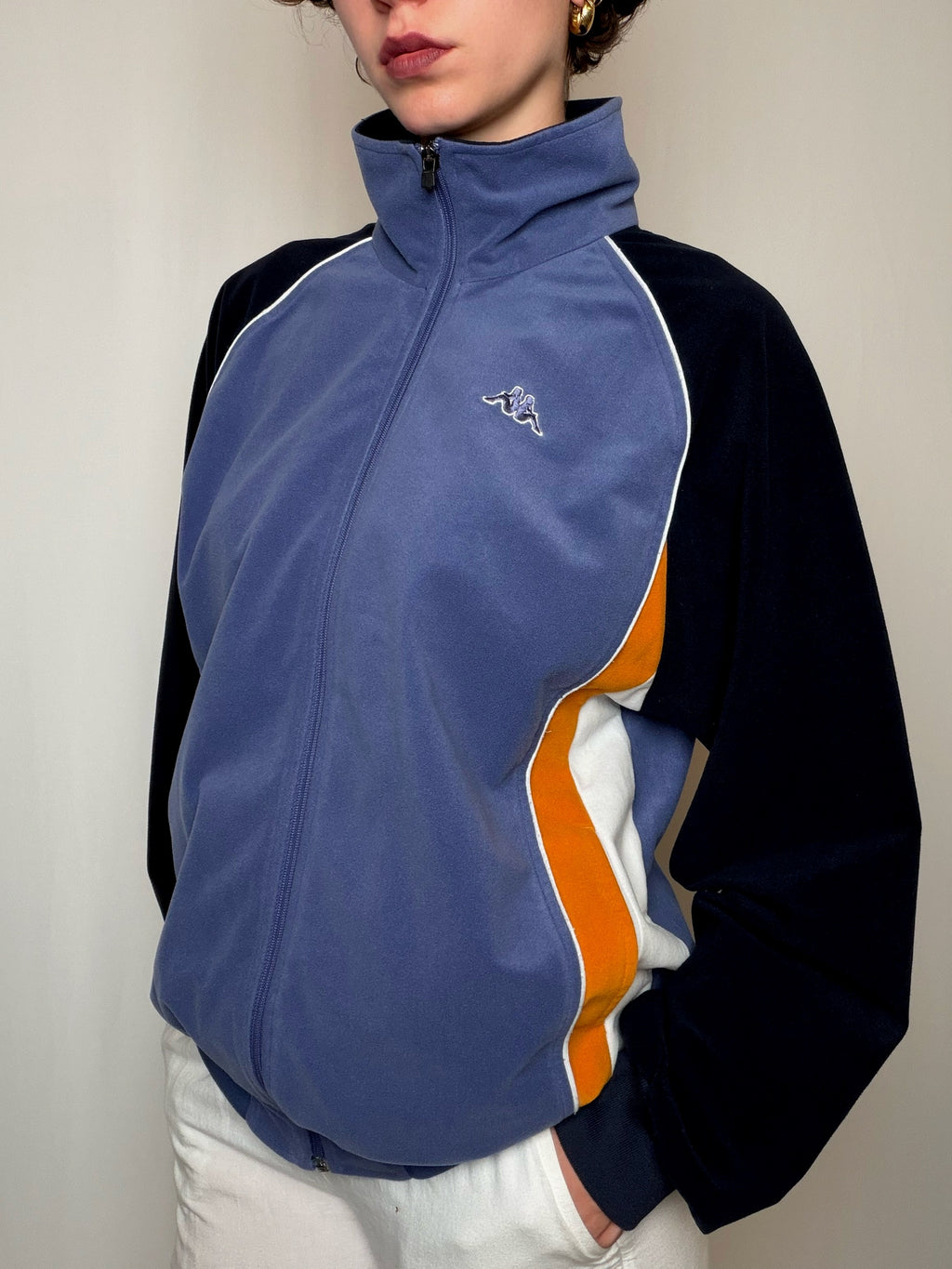 Jacket de sport bleu Kappa M vintage