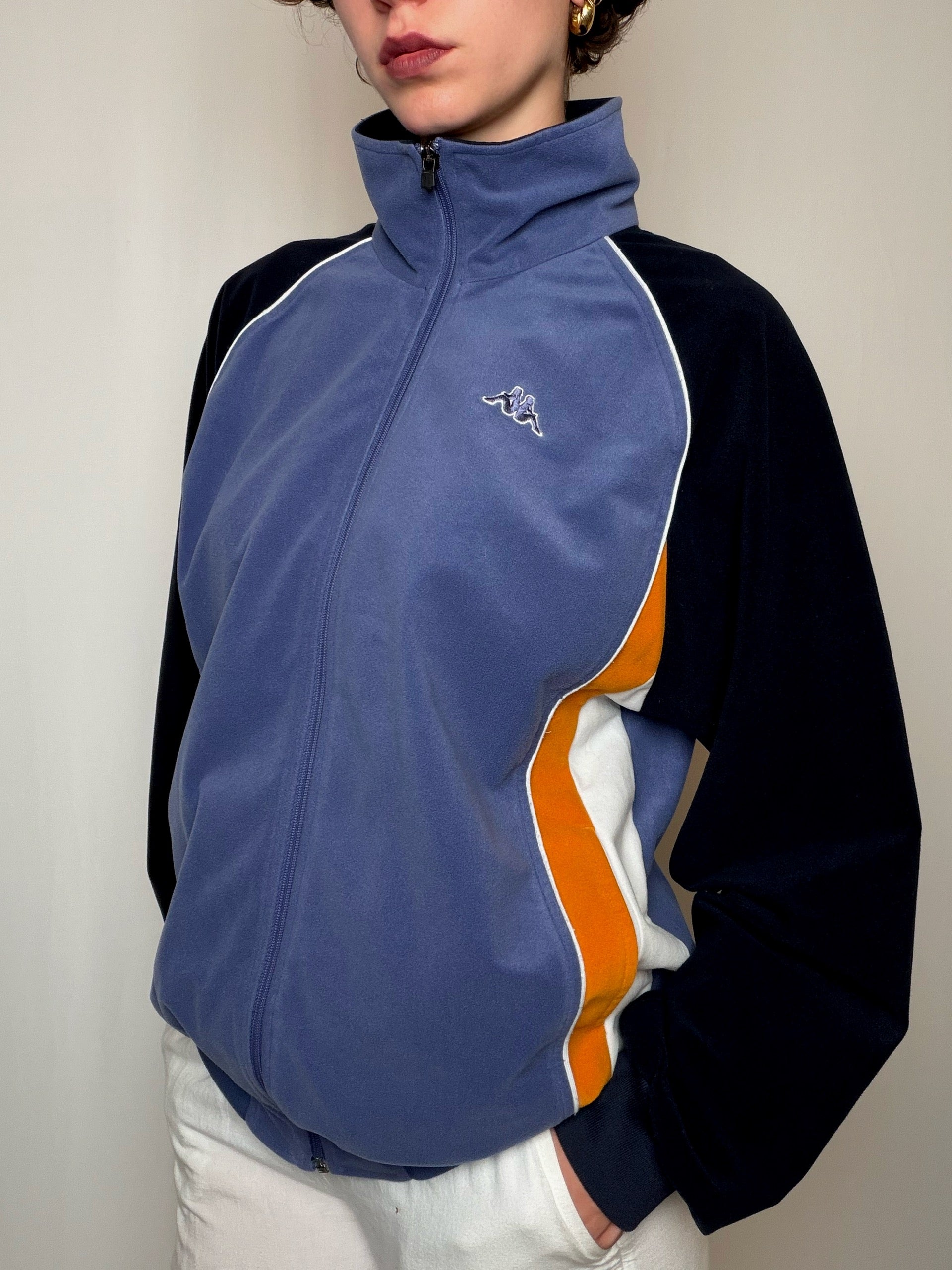 Jacket de sport bleu Kappa M vintage