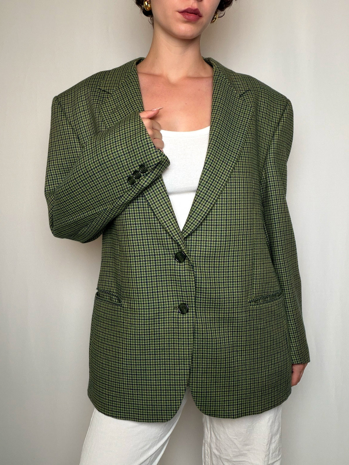 Blazer pied de poule XL vintage