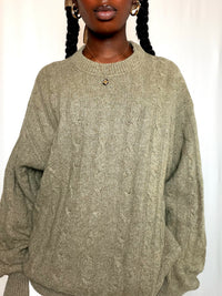 Pull kaki XL vintage