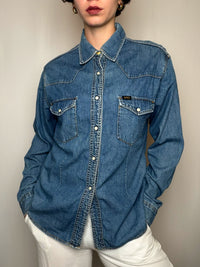 Chemise en jean bleu Lee XL vintage