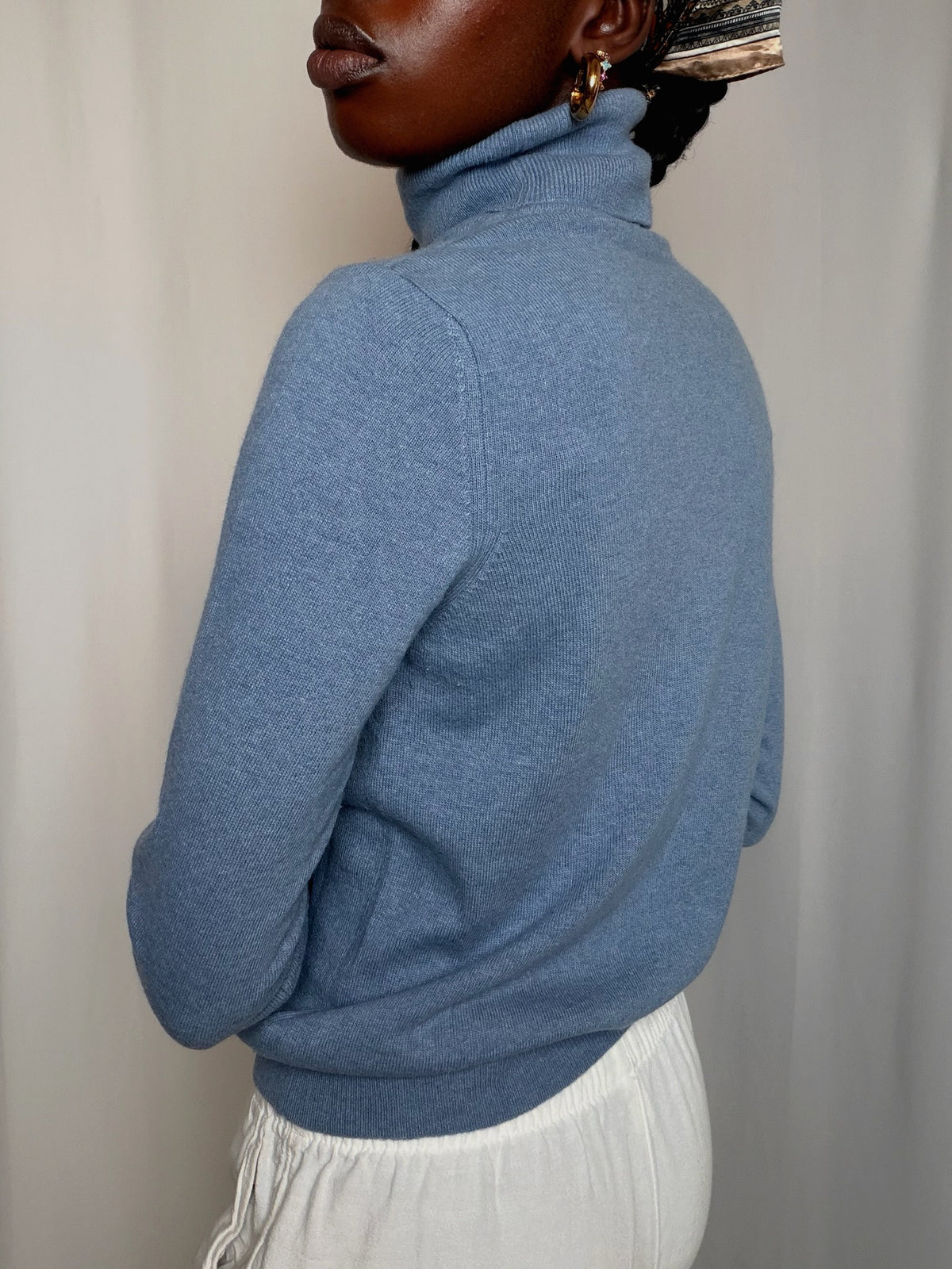 Pull bleu ciel Fred Perry M vintage