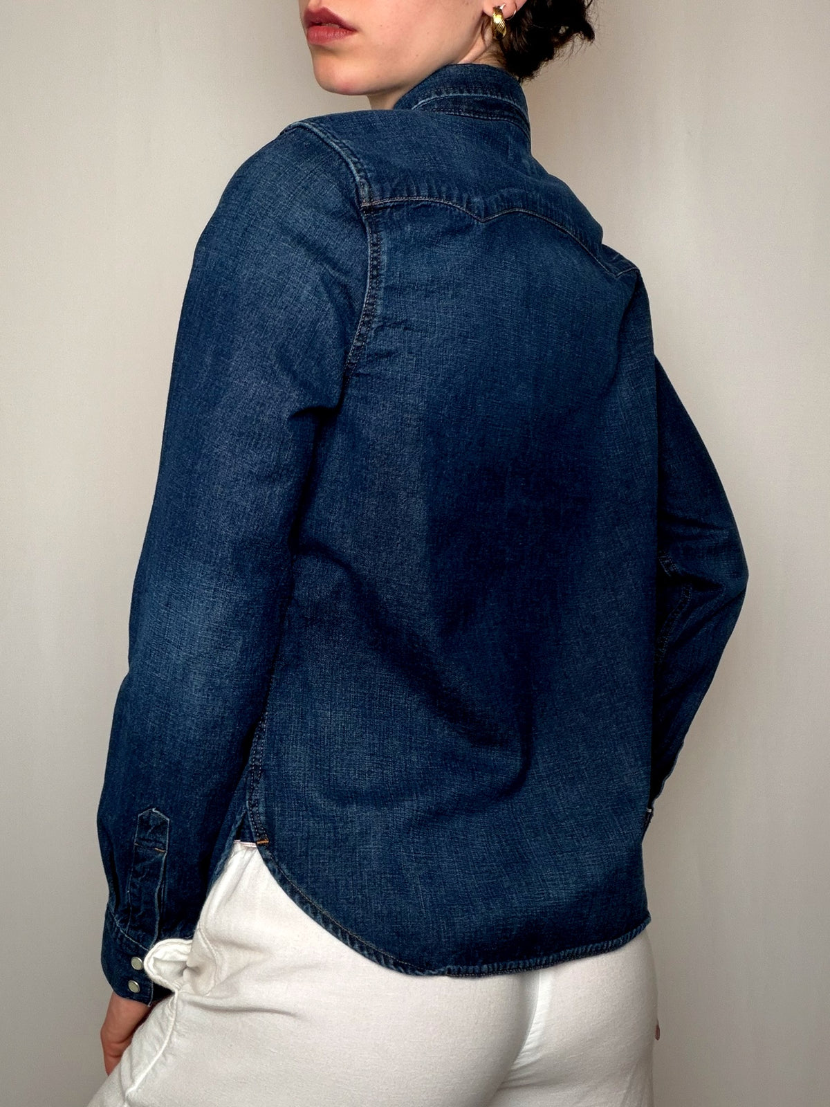 Chemise en jean Bleu Foncé Levi's M vintage
