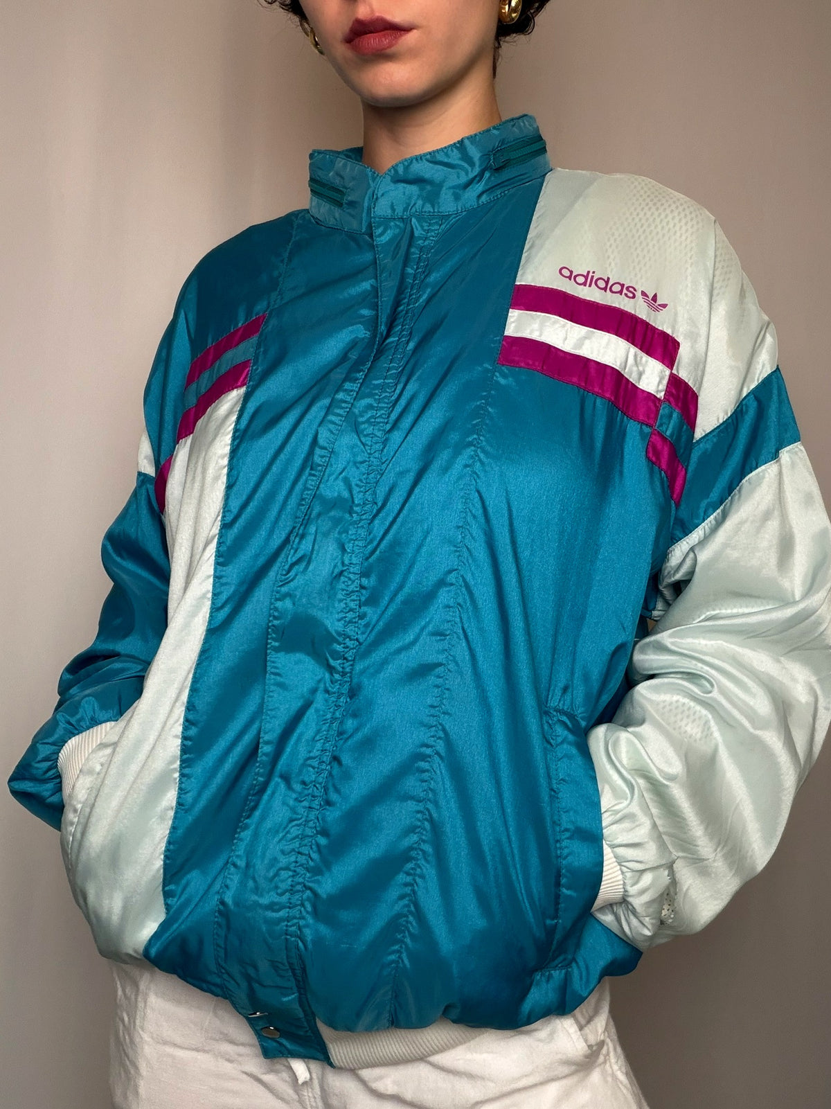 Jacket tricolore Adidas L vintage