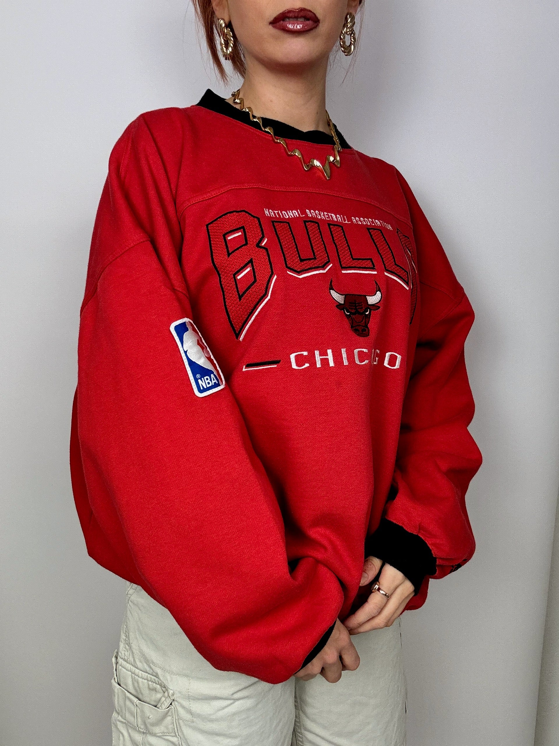 Bulls Vintage XXL Red Sweater