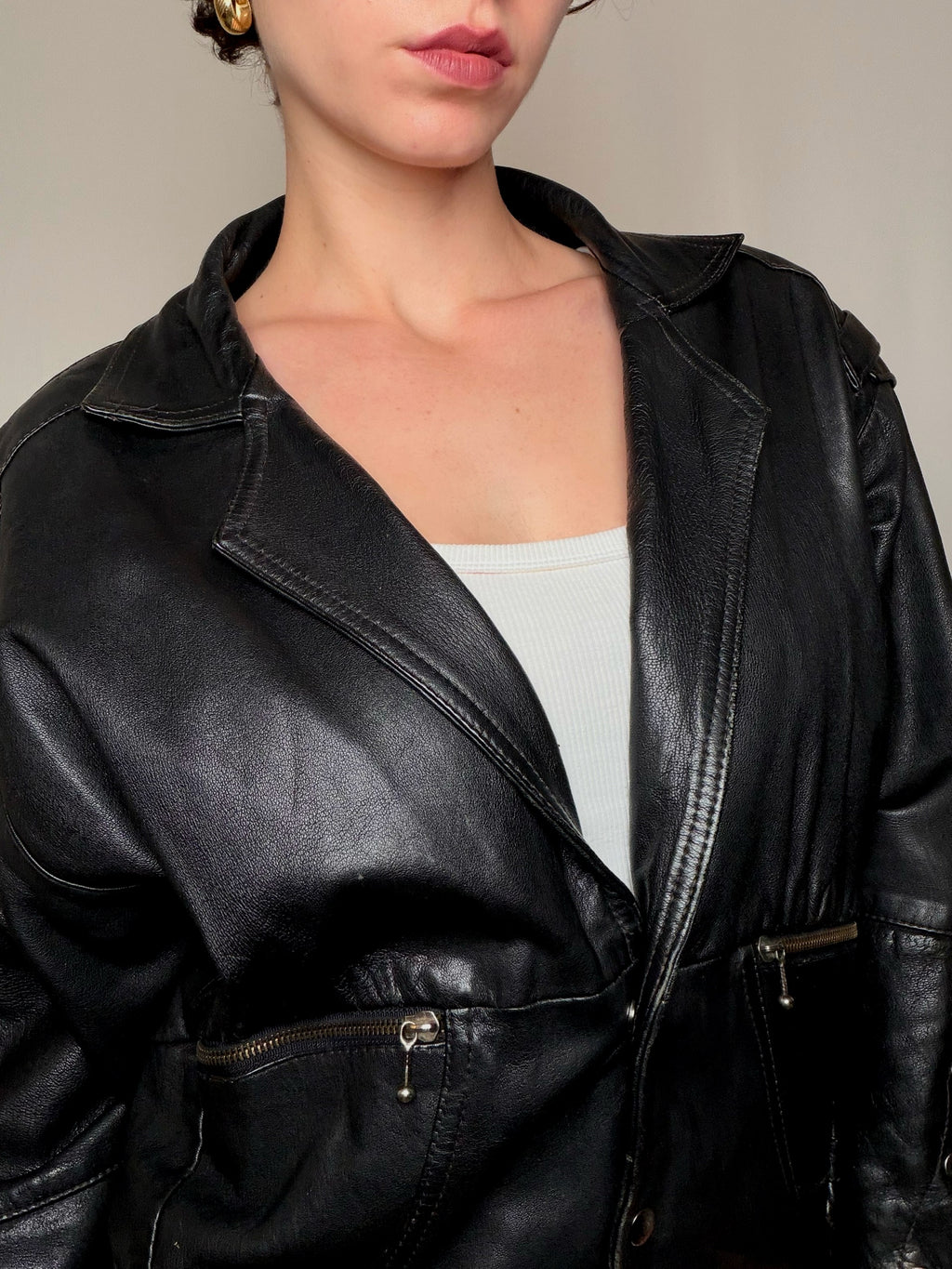 Jackets Noir sans marque M/L vintage