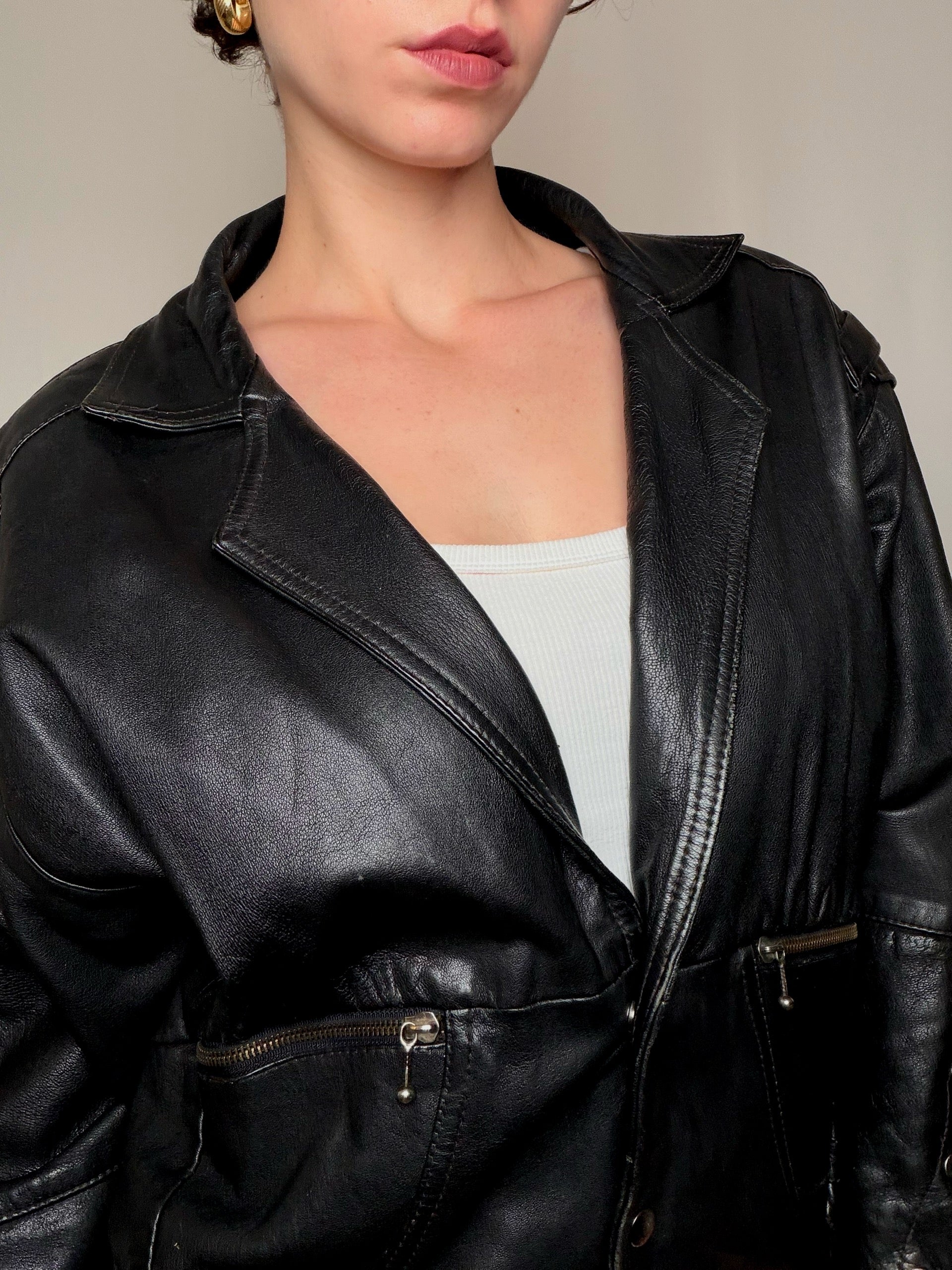 Jackets Noir sans marque M/L vintage