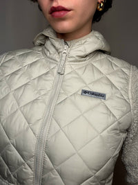 Polaire beige Columbia S vintage