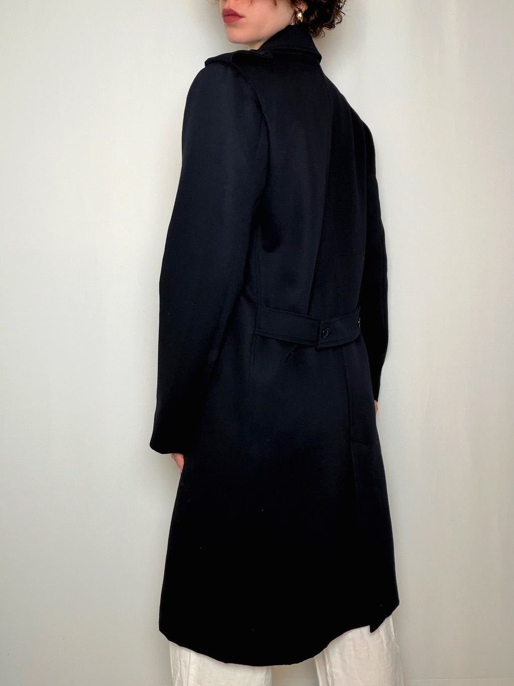 Manteau marine L vintage
