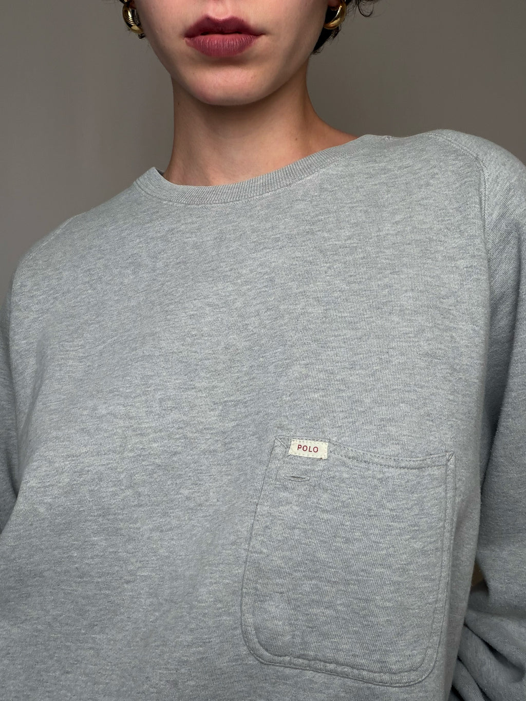 Sweat gris Ralph Lauren M vintage