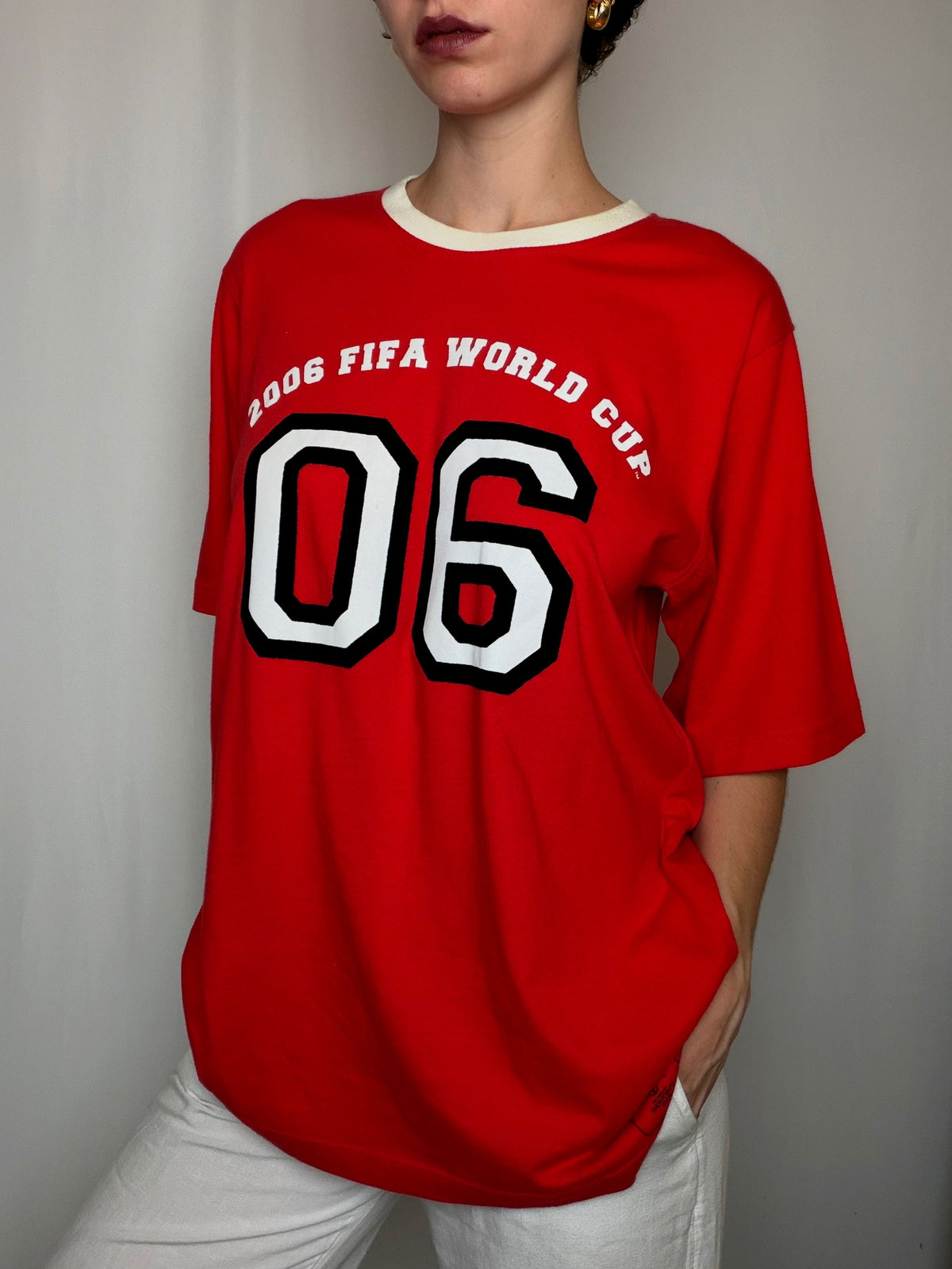 Tshirt coupe du monde 2006Rouge XL vintage
