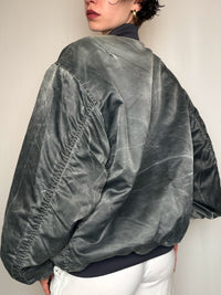 Bomber reversible gris Bomb Boogie XL vintage