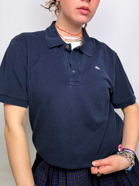 Polo Lacoste manche courte noir vintage M