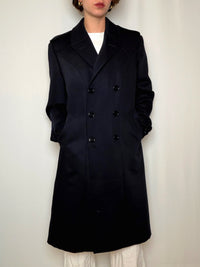 Manteau marine L vintage