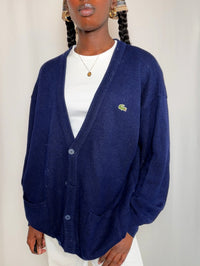 Pull marine Lacoste XL vintage