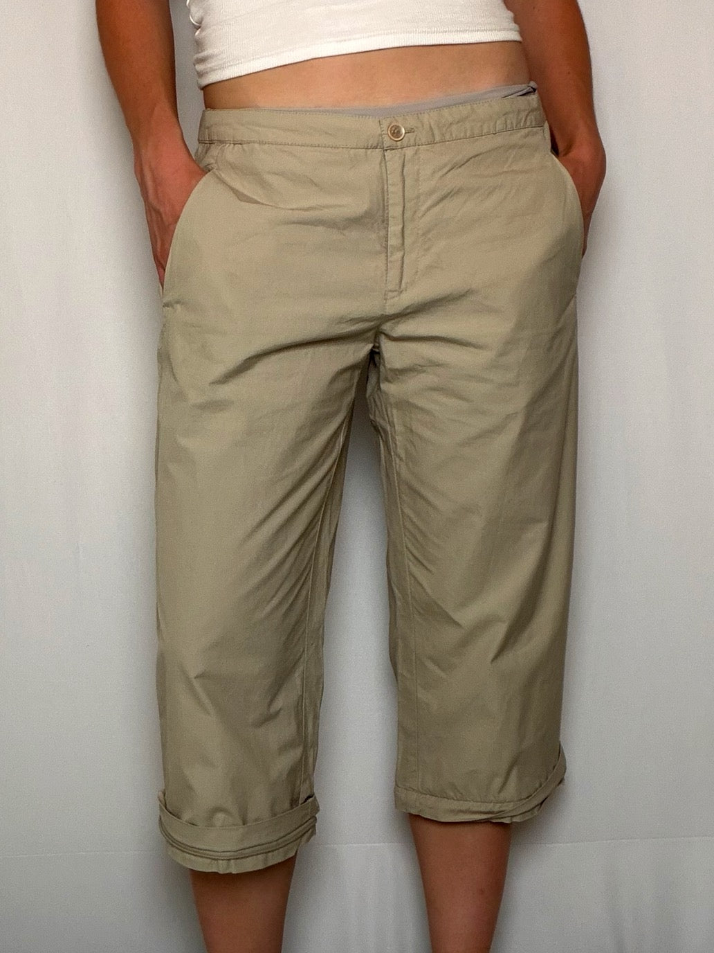 Pantalon / bermuda Beige M vintage