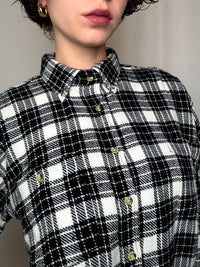 Chemise en flannelle à carreaux M vintage